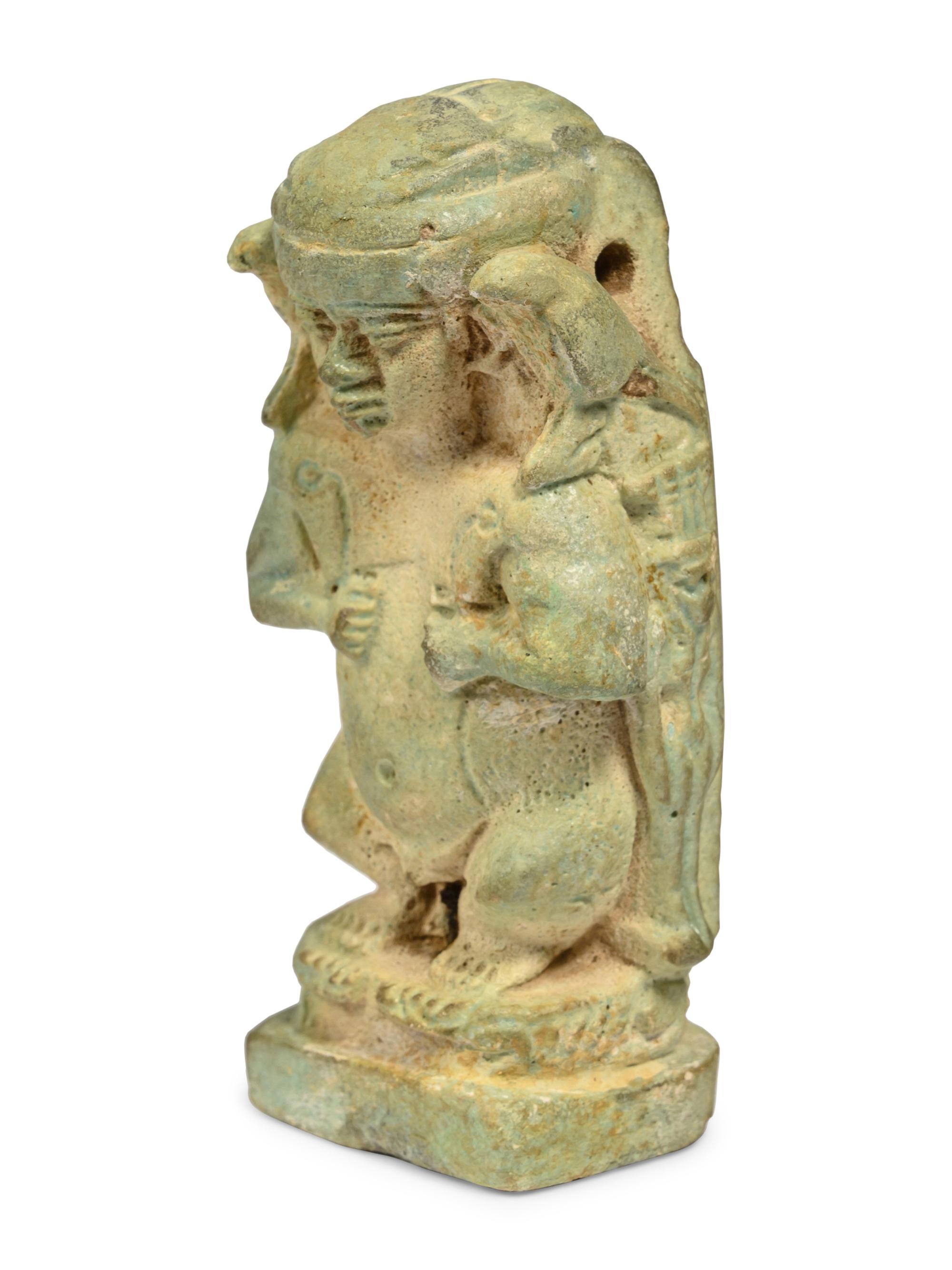 An Egyptian Faience Pataikos