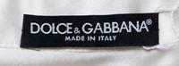 A Dolce & Gabbana White Satin Blouse, Size 40.