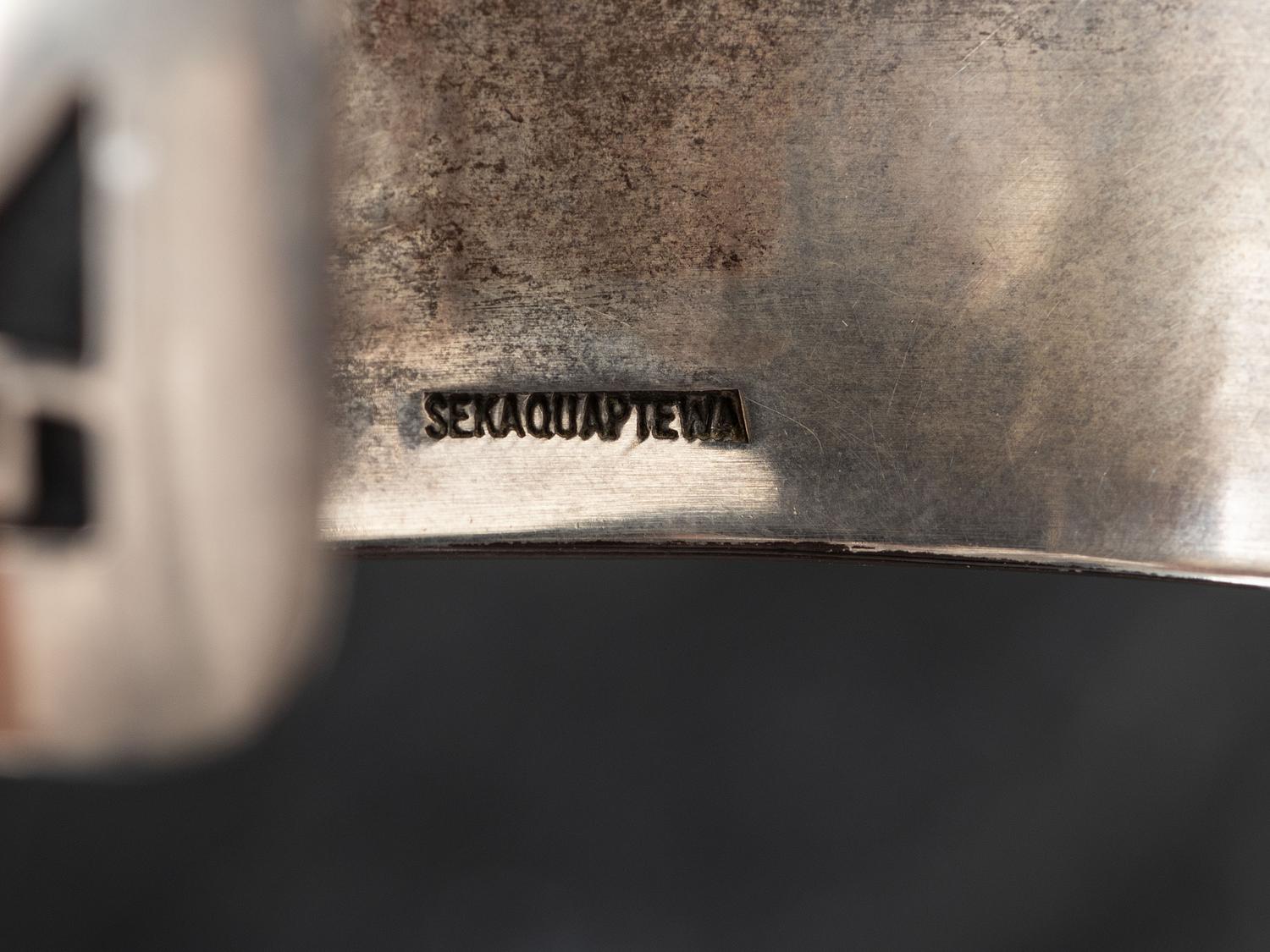 Hopi Silver Overlay Cuff Bracelets