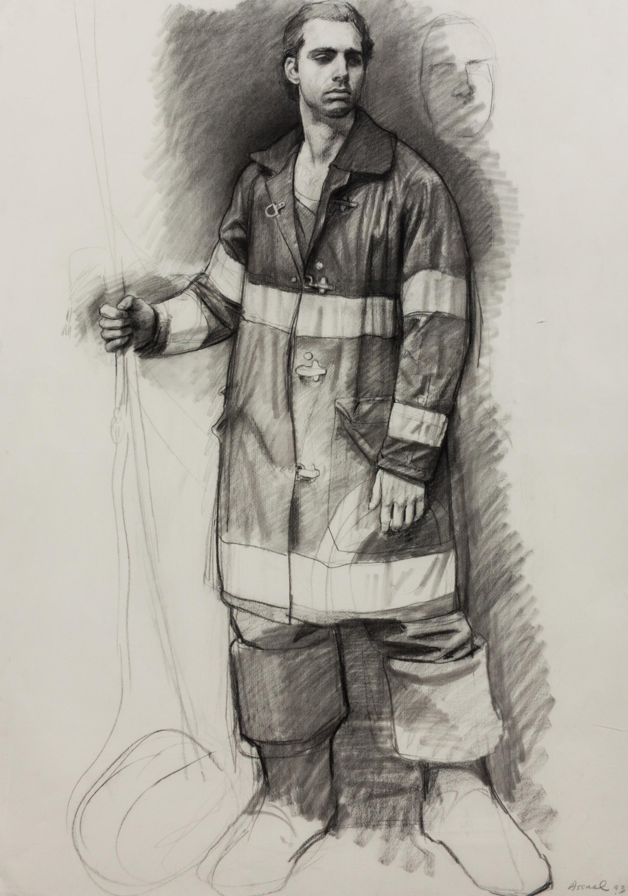 Steve Assael, (American, b. 1957), Portrait of Robert I, 1993