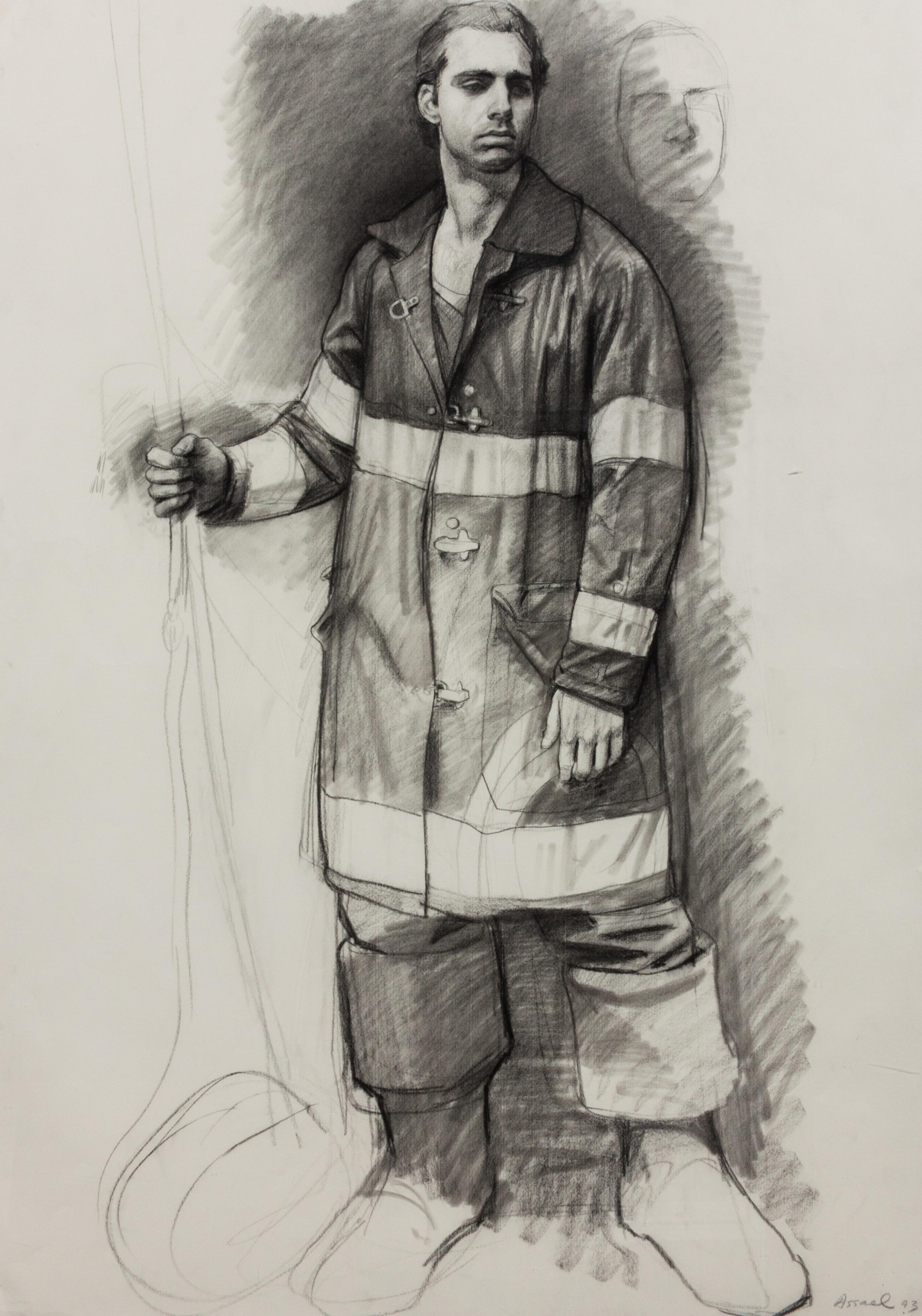 Steve Assael, (American, b. 1957), Portrait of Robert I, 1993