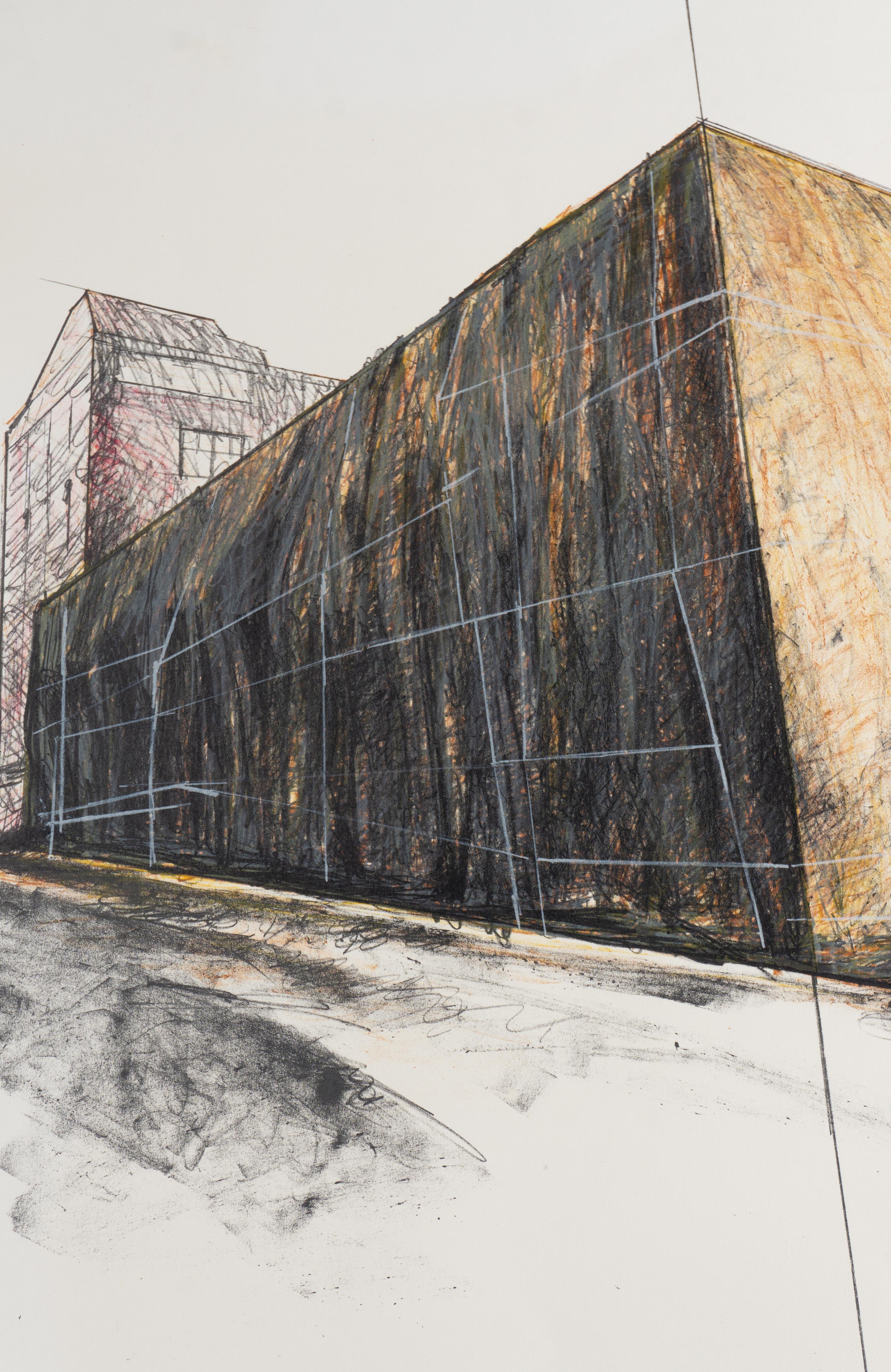 Wrapped Museum of Contemporary Art, Project for Chicago, 1972