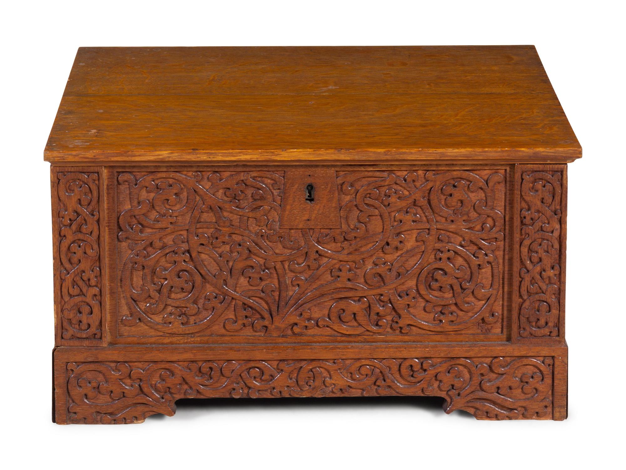 A Carved Oak Trunk