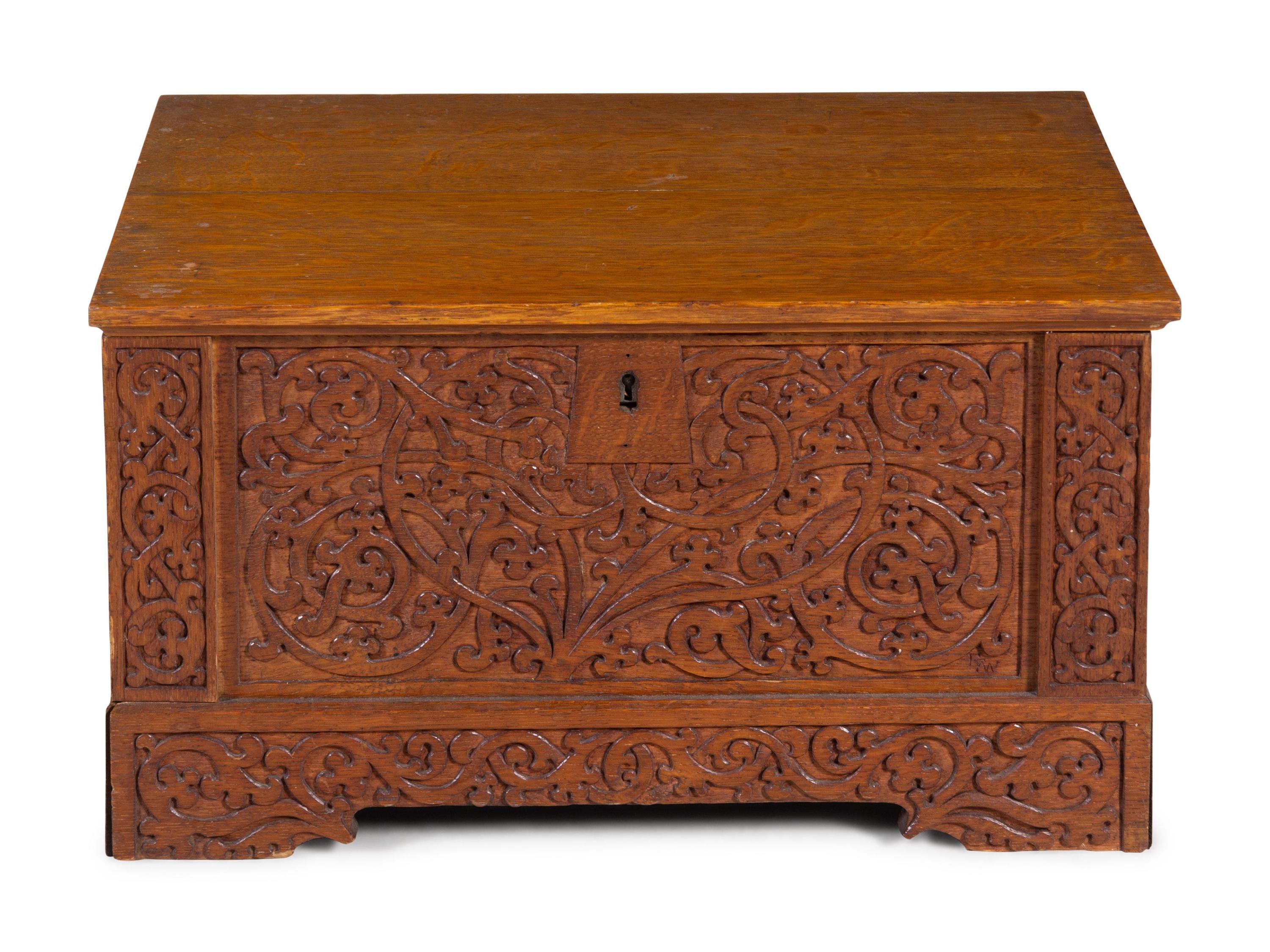 A Carved Oak Trunk