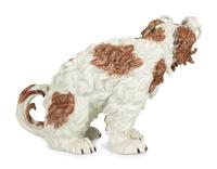 A Dresden Porcelain Bolognese Hound — CIRCA 1900