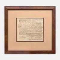[Declaration of Independence] [Connecticut] Sherman, Roger Partially-Printed Autograph Document, signed
