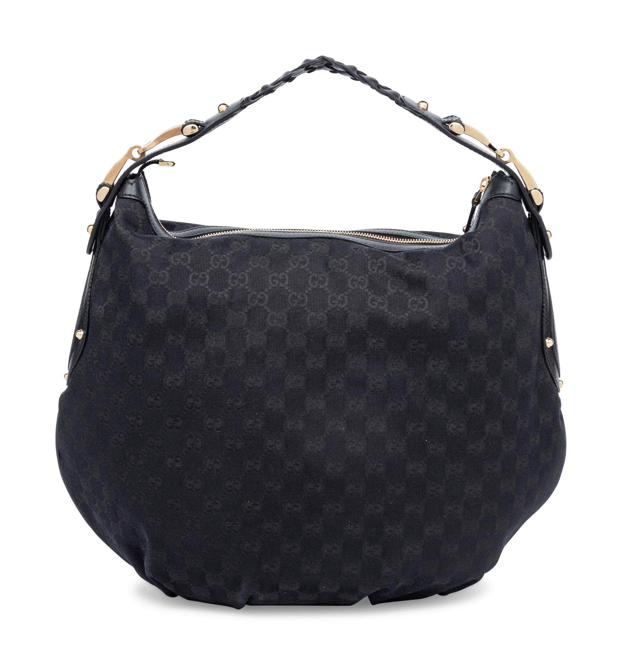 Gucci, Canvas Monogram Hobo Bag