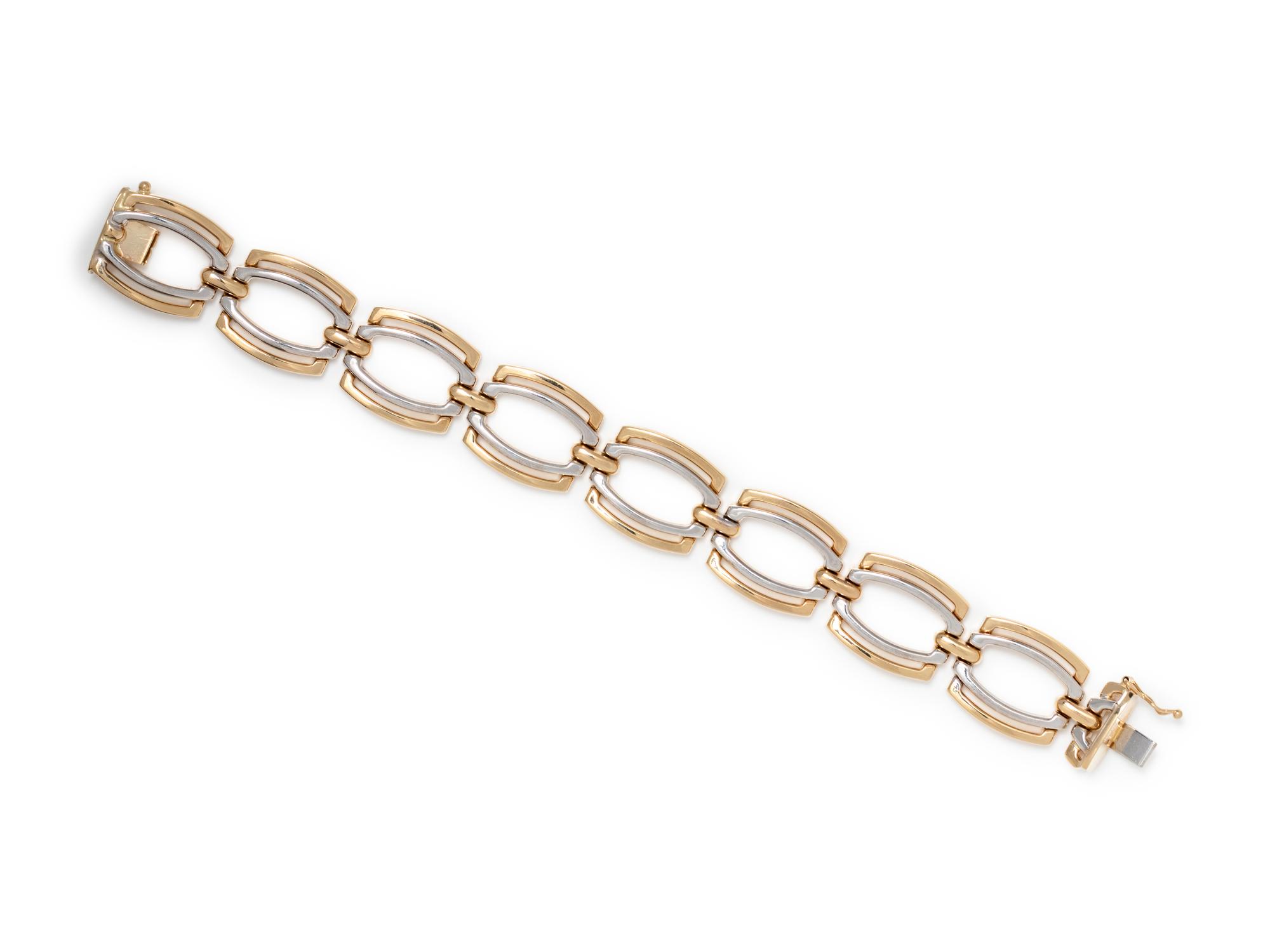 BICOLOR GOLD BRACELET