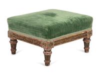 A Louis XVI Giltwood Small Tabouret — LATE 18TH CENTURY