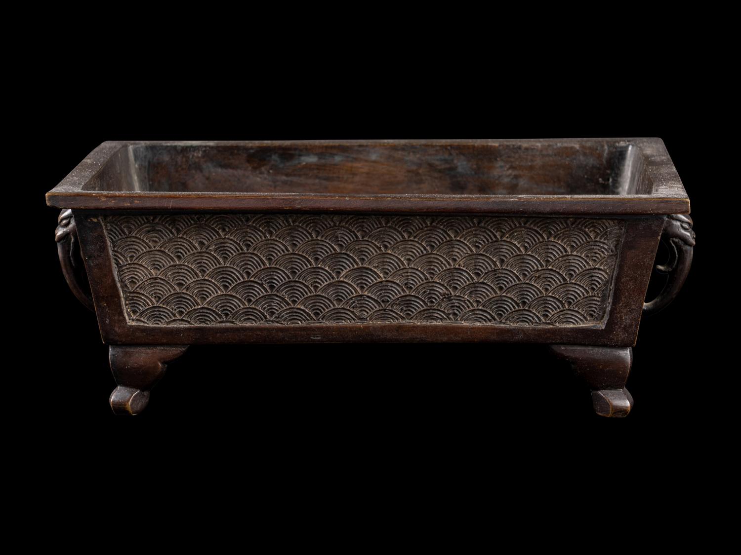 A Japanese Bronze Incense Burner