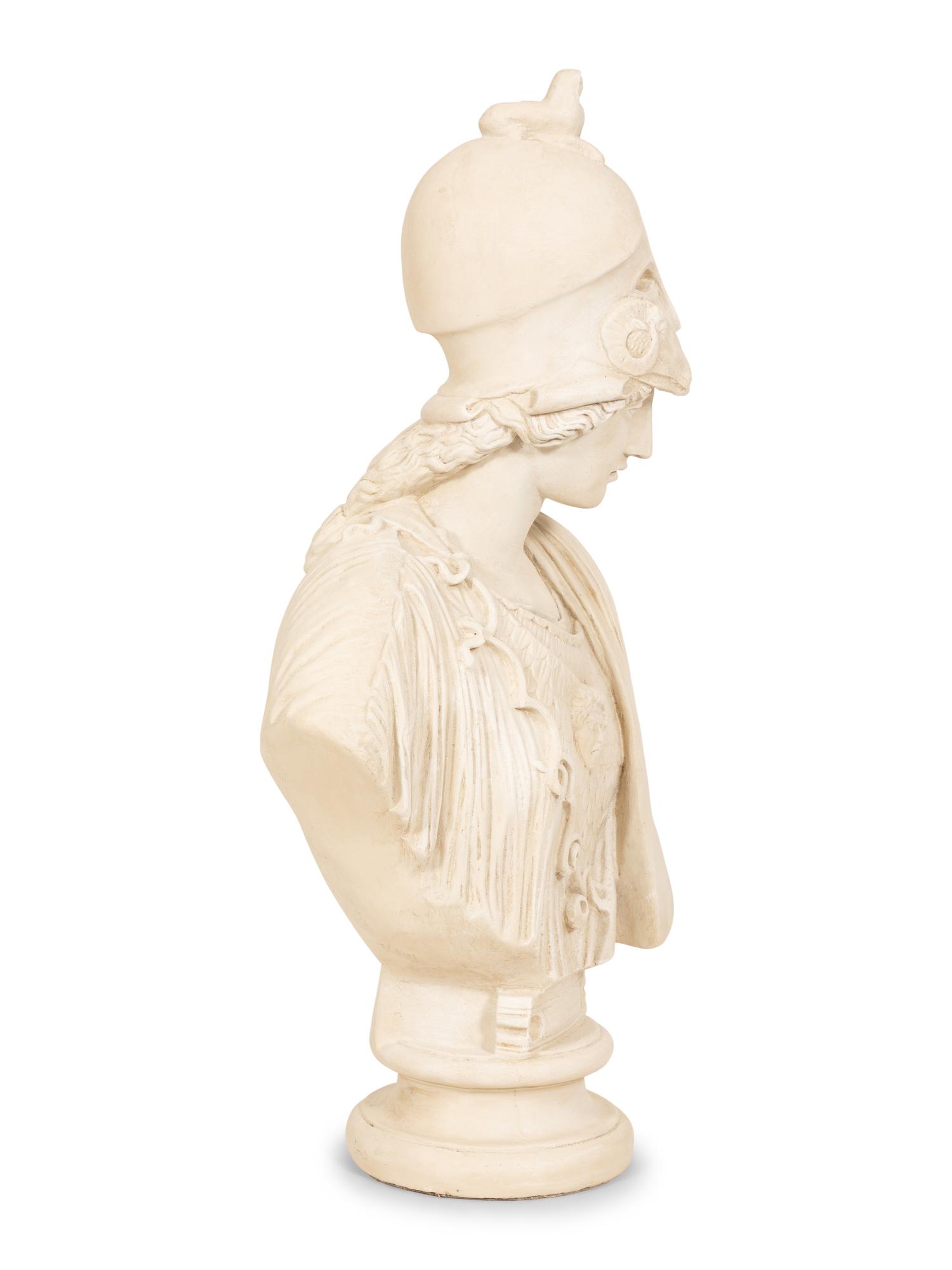 A Plaster Bust of Athena
