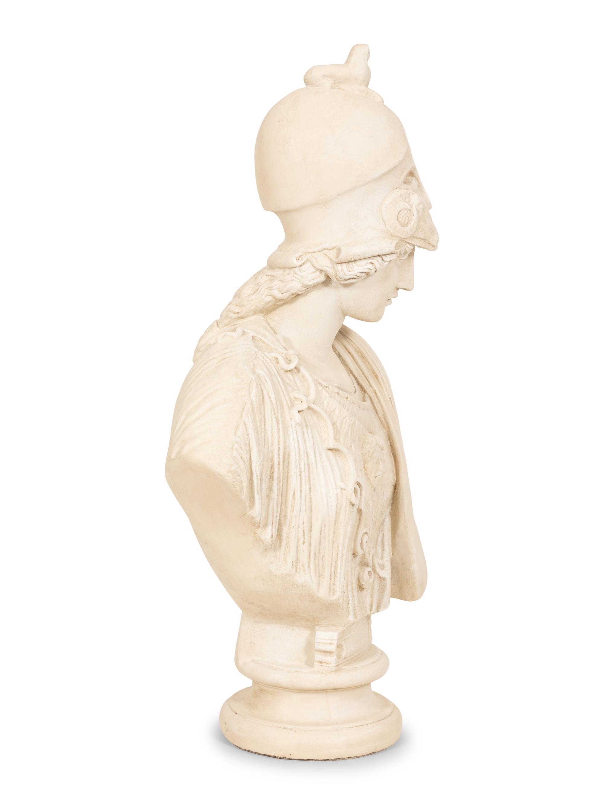 A Plaster Bust of Athena