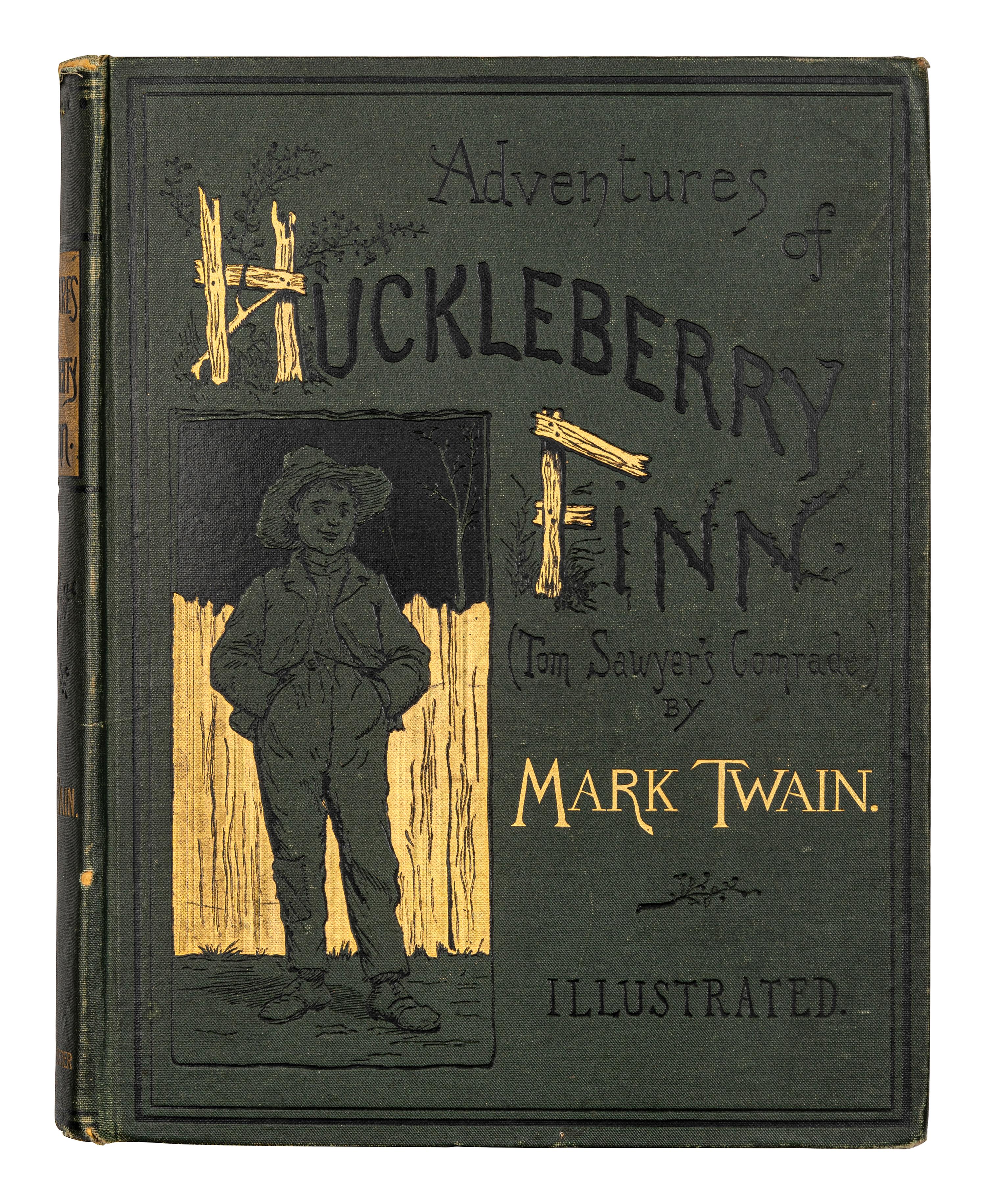 CLEMENS, Samuel Langhorne ("Mark Twain") (1835-1910). Adventures of Huckleberry Finn . New York: Charles L. Webster and Company, 1885.