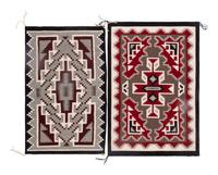 Navajo Two Grey Hills Weavings / Rugs