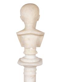 A Grand Tour Marble Bust of Young Octavian