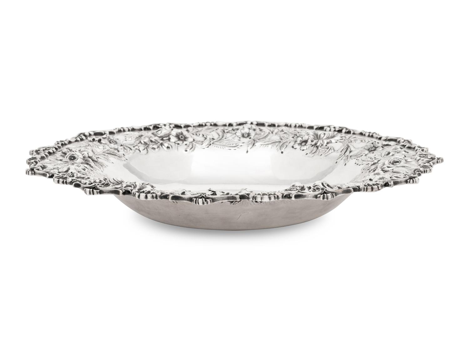 An S. Kirk and Son Silver Repousse Serving Bowl