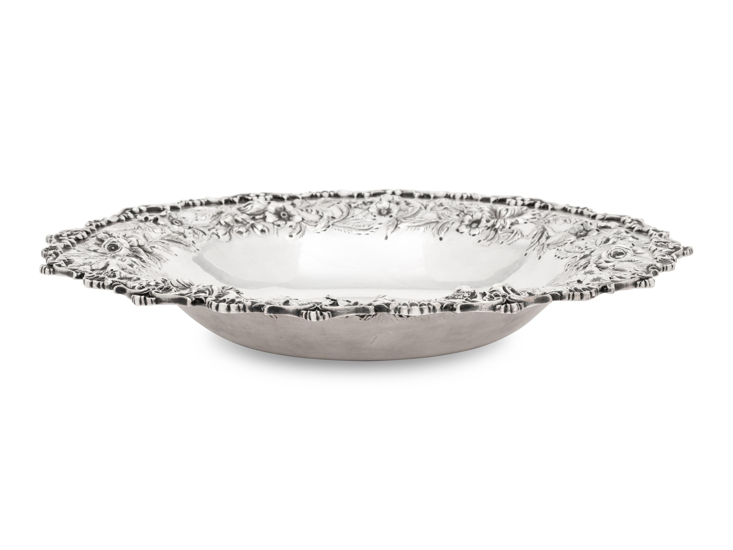 An S. Kirk and Son Silver Repousse Serving Bowl