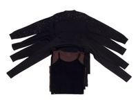 Seven Designer Knit Tops: Two Brunello Cucinelli, Two Loro Piana, One Chanel, One Valentino, and One Giorgio Armani