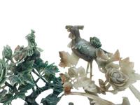 Six Chinese Jadeite and Hardstone Carvings