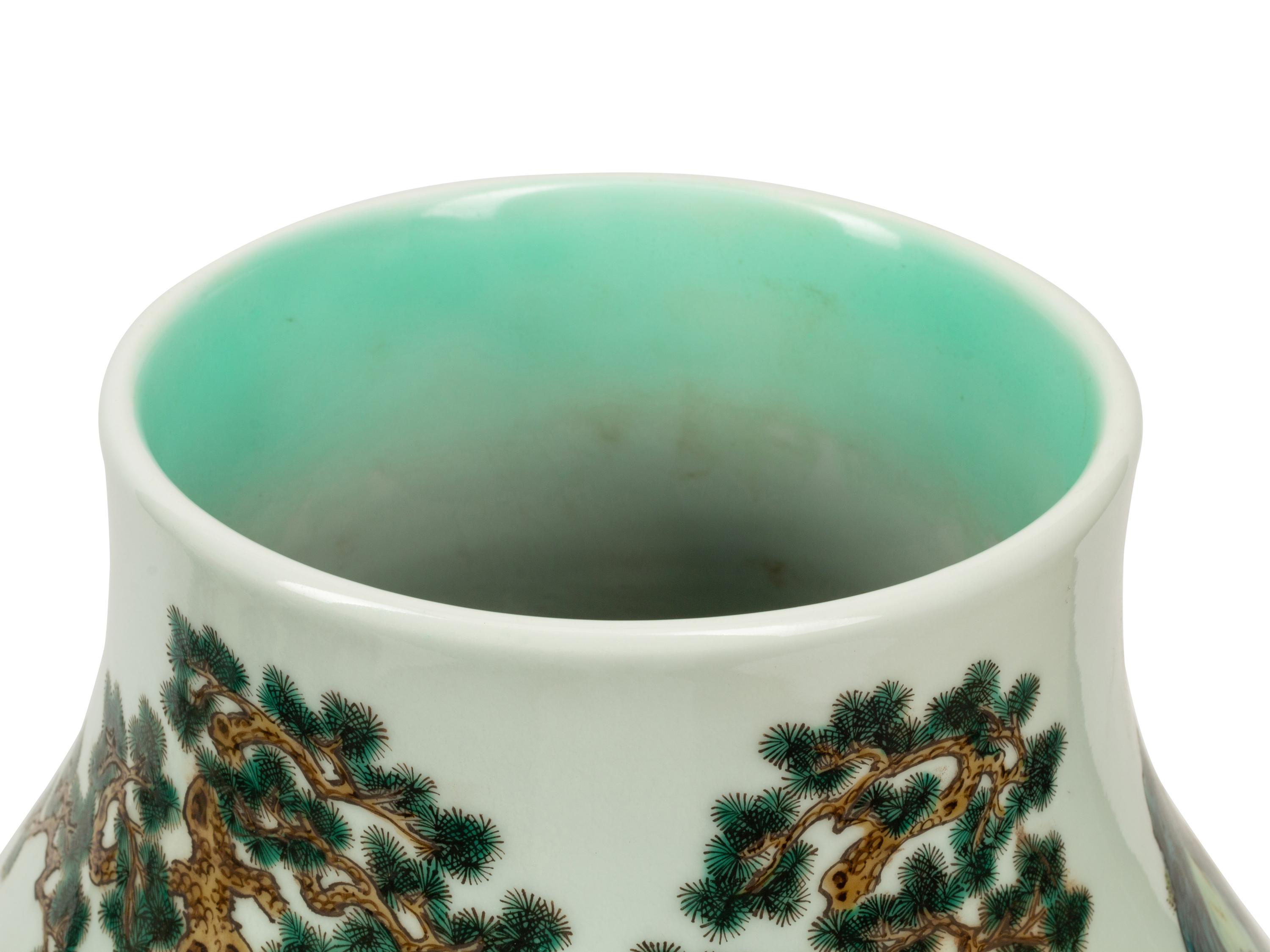 A Pair of Chinese Porcelain ‘Hundred Deer’ Vases