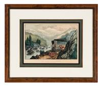 [AMERICANA - CURRIER & IVES]. A group of 7 small format lithographs, comprising:
