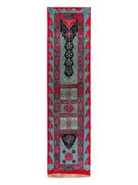 An Ottoman Embroidered Panel