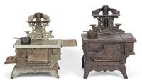 A Collection of Twelve Salesman Sample Stoves Height of average stove 8 inches. — 19TH AND 20TH CENTURY
