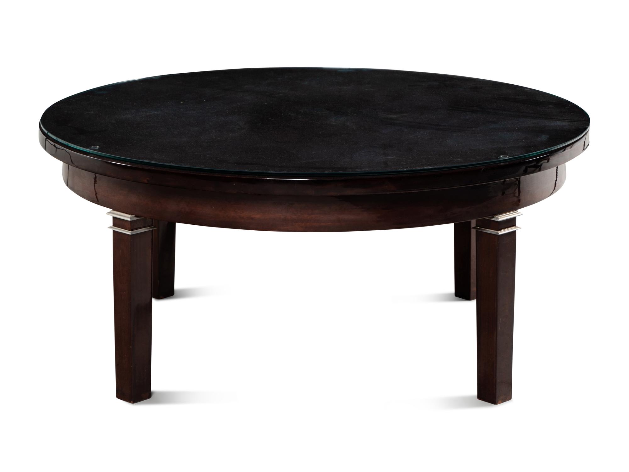An Art Deco Style Mahogany Low Table