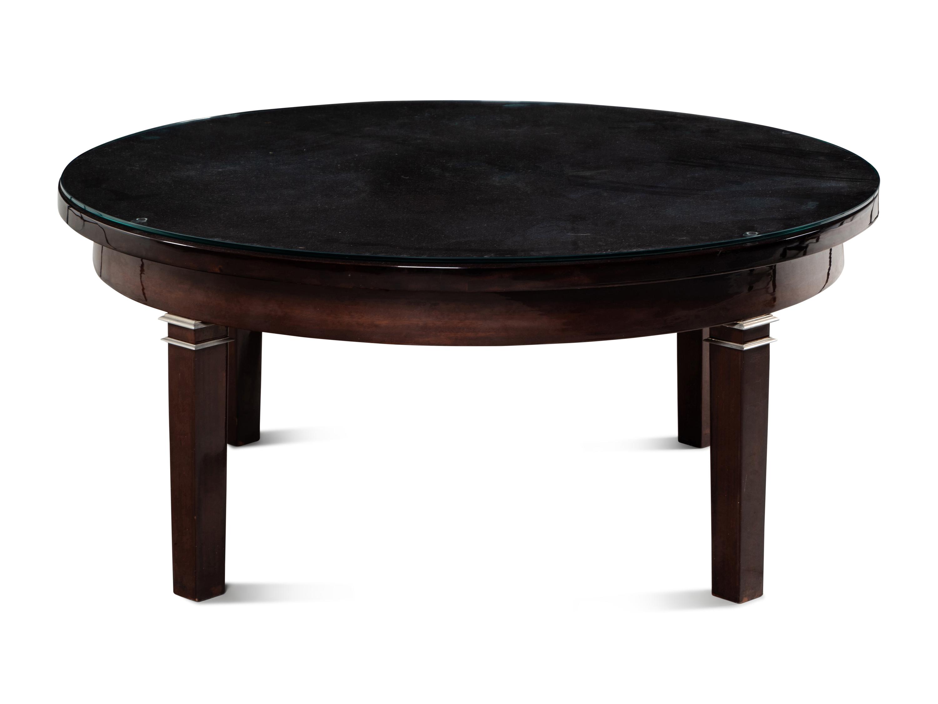 An Art Deco Style Mahogany Low Table