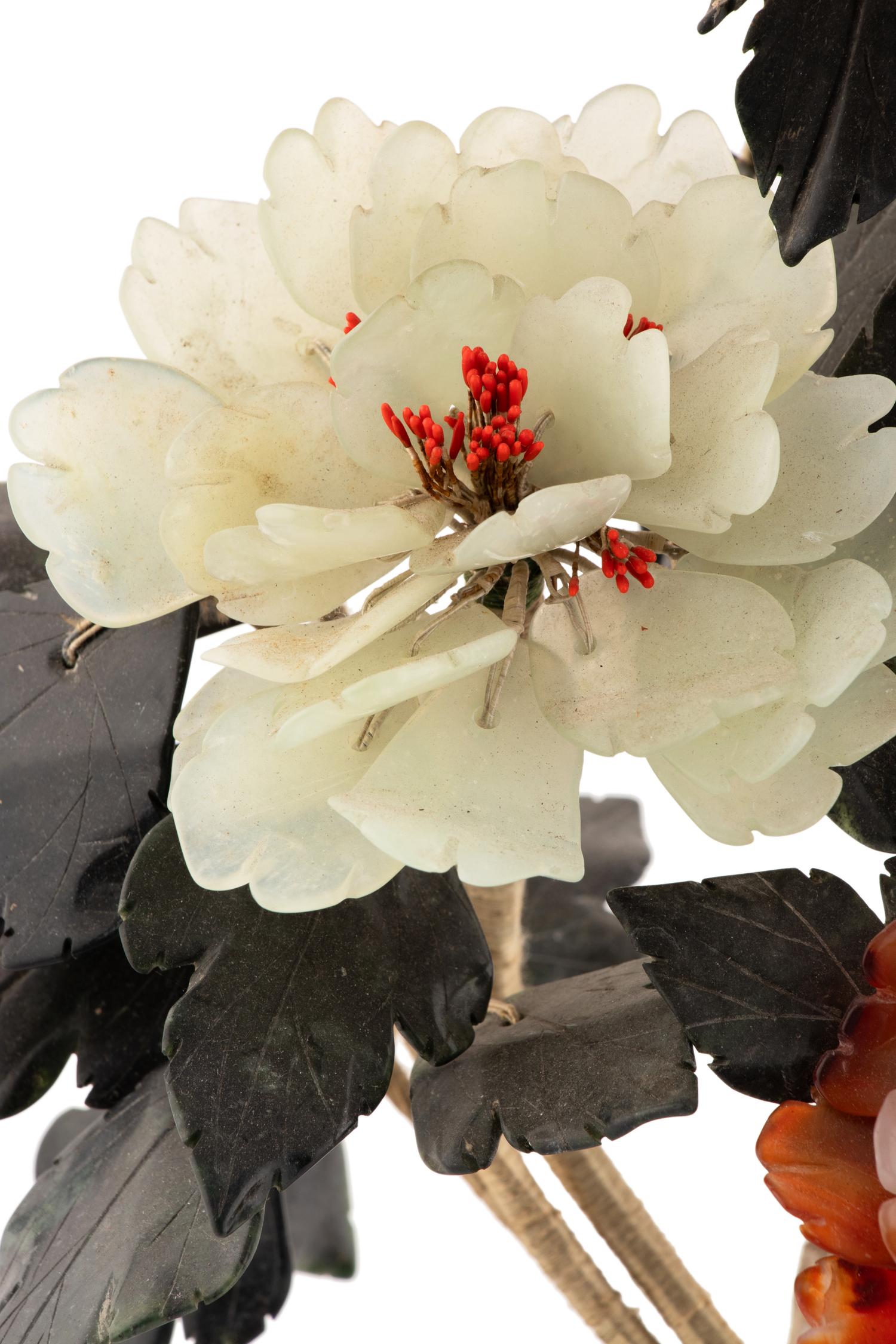 A Chinese Hardstone Model of a Flowering Tree
