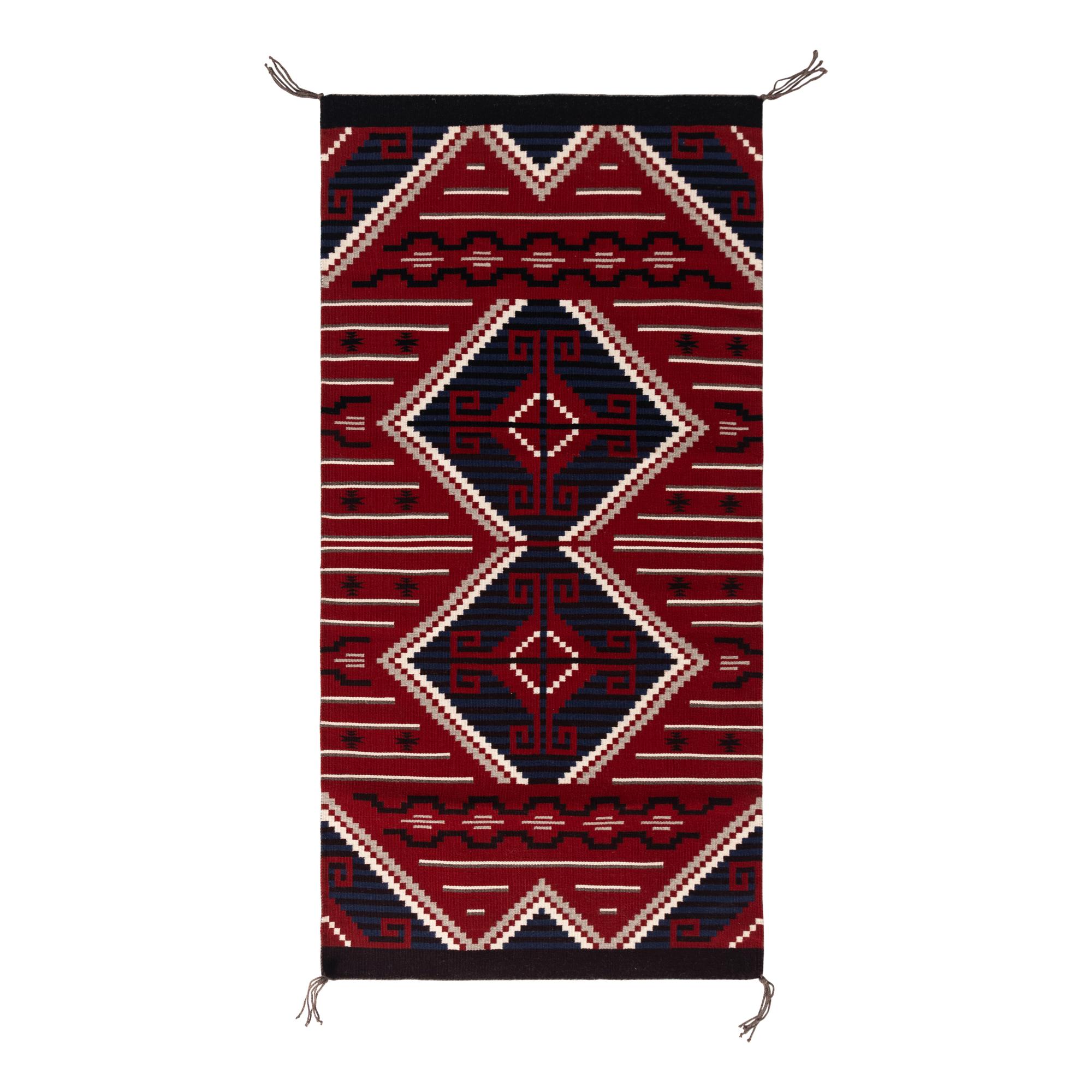 Elverna Van Winkle, Attributed (Diné, b. 1968) — Navajo Hubble Revival Weaving [Rug]