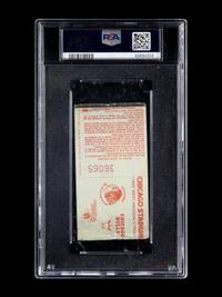 An October 26, 1984 Chicago Bulls vs. Washington Bullets Michael Jordan NBA Debut Ticket Stub / Chicago Stadium Box Office Example (PSA Authentic)