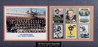 A 1963 Chicago Bears Legends Signed Autograph Trading Card Display,