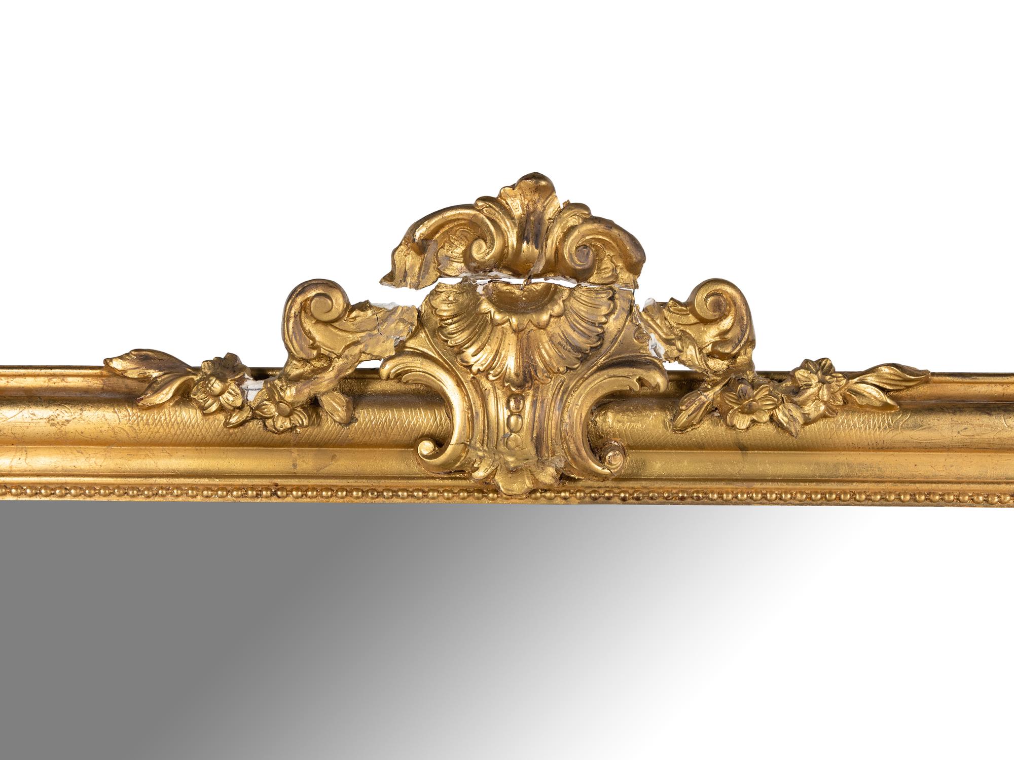 A Louis Philippe Giltwood Mirror