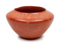 Redware Bowl with Sgraffito Decoration