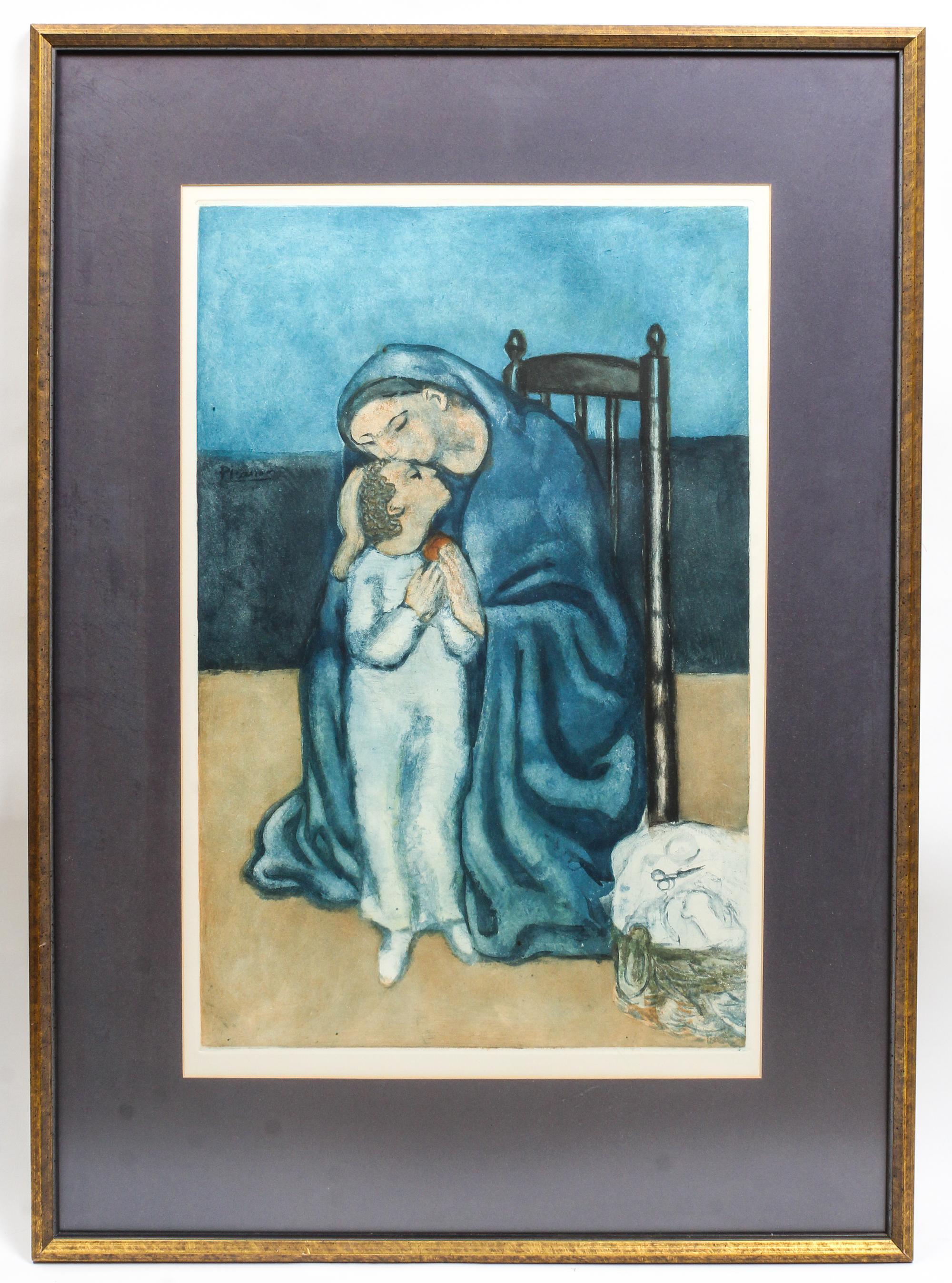 After Pablo Picasso, (20th century), Mother and Child
