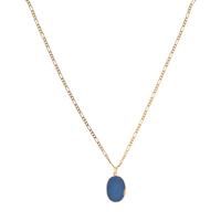 Yellow Gold and Cat Cameo Pendant Necklace