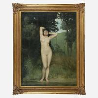 Emmanuel Benner (French, 1836–1896) Nu Debout Près d'une Rive