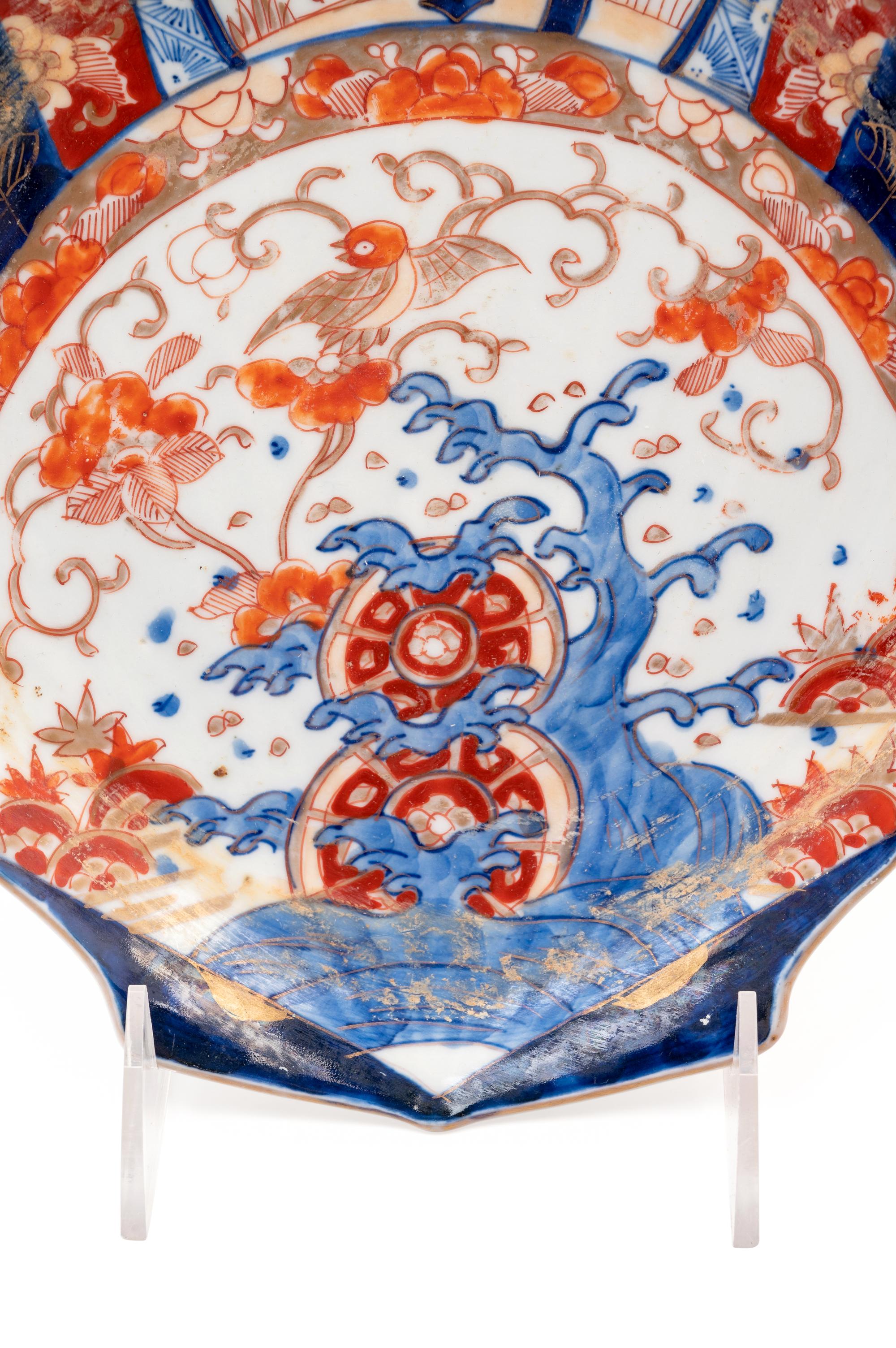 Five Chinese and Japanese Porcelain Plates