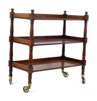A William IV Mahogany Three-Tier Server — 19TH CENTURY