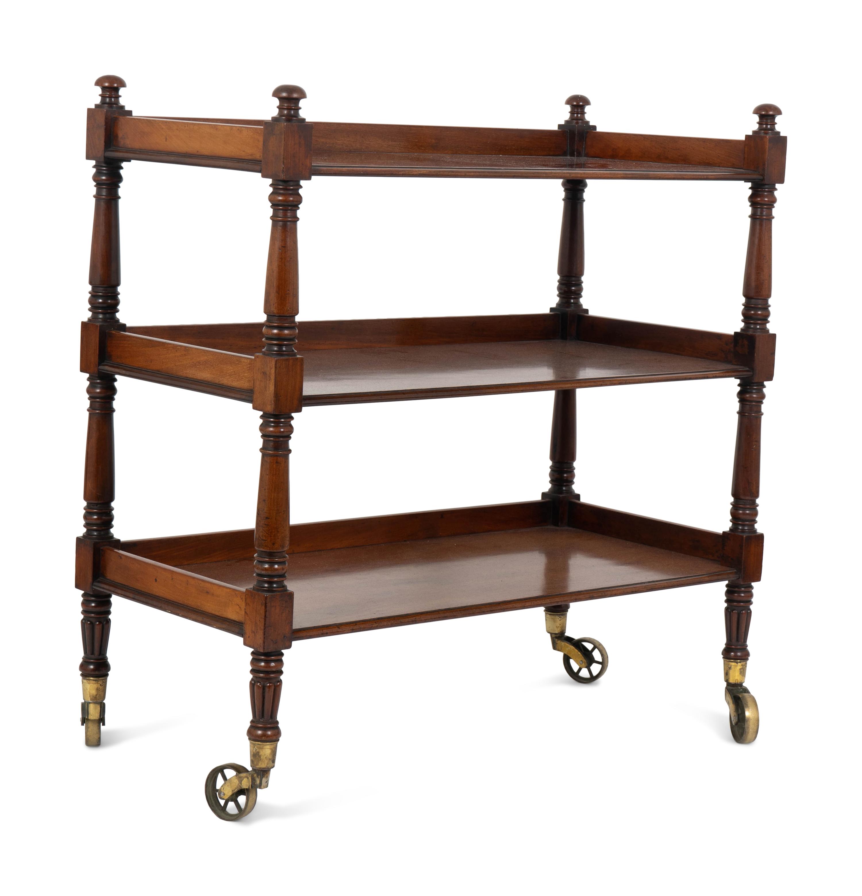 A William IV Mahogany Three-Tier Server — 19TH CENTURY