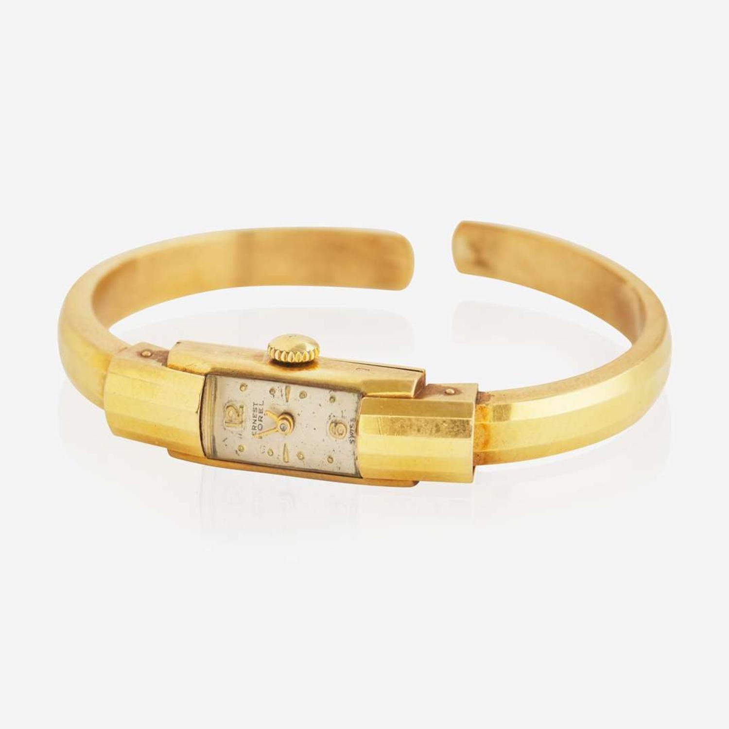 A Collection of Two Ladies Gold Watches