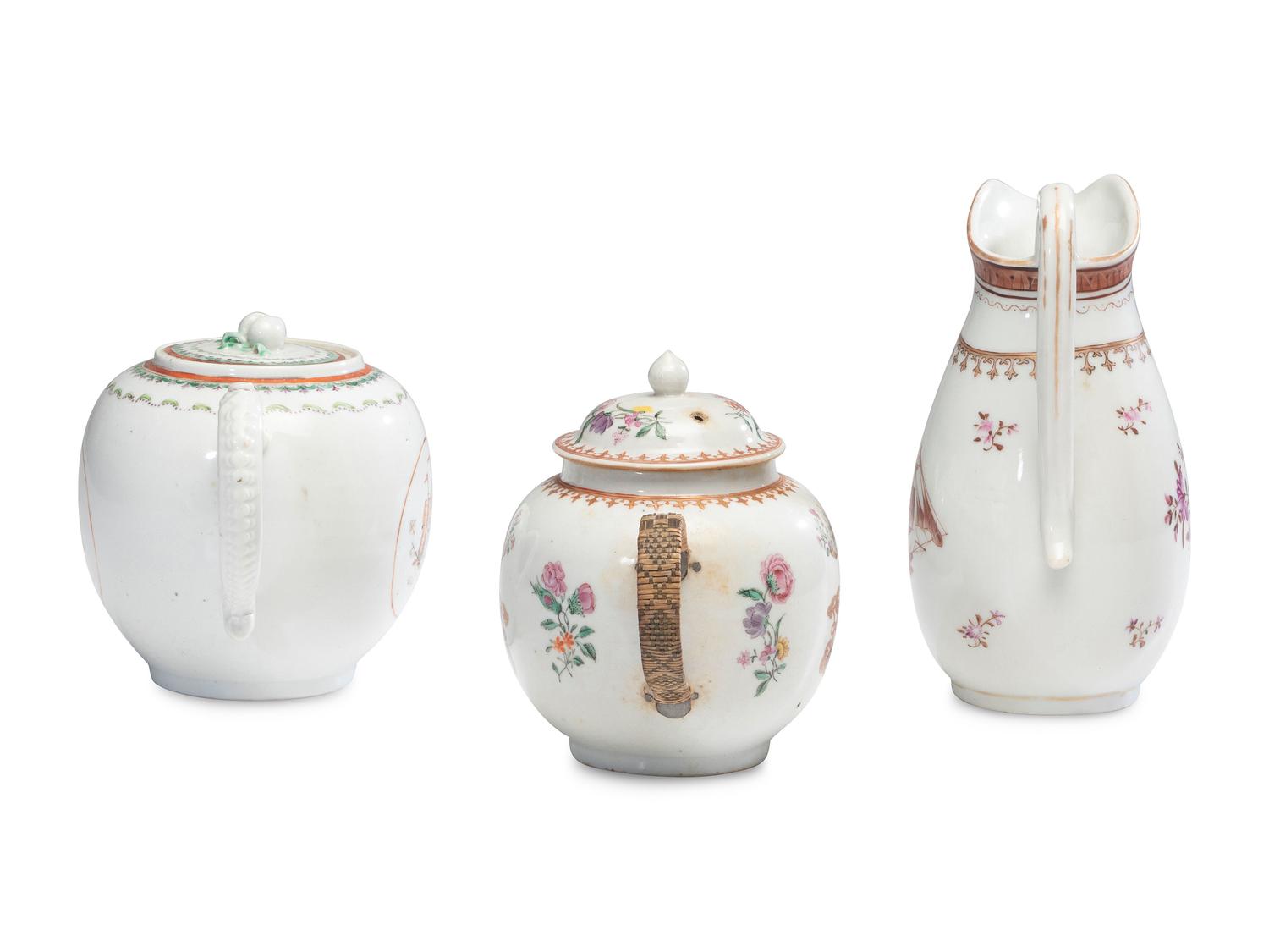 Five Chinese Export Porcelain Articles