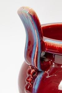 A Large Chinese Export Flambé Glazed Porcelain Censer