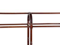 An English Brass and Mahogany Newspaper and Umbrella Stand — LATE 19TH CENTURY