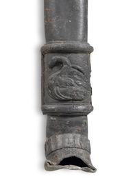 An English Lead Drain Hopper and Downpipe