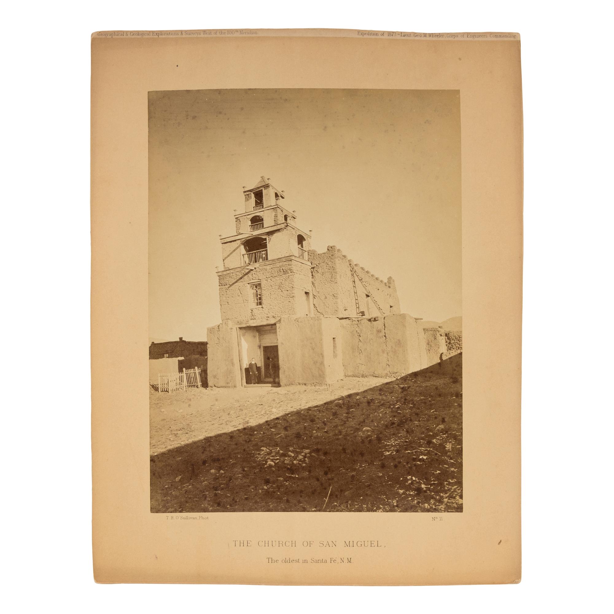 The Church of San Miguel The oldest in Santa Fe, N.M., 1873 (No. 11)