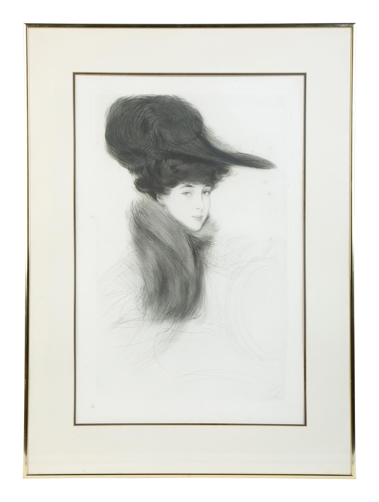 Elegant Lady in a Plumed Hat and La Duchesse de Marlborough, Consuelo Vanderbilt