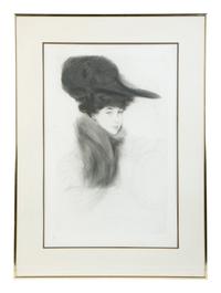 Elegant Lady in a Plumed Hat and La Duchesse de Marlborough, Consuelo Vanderbilt