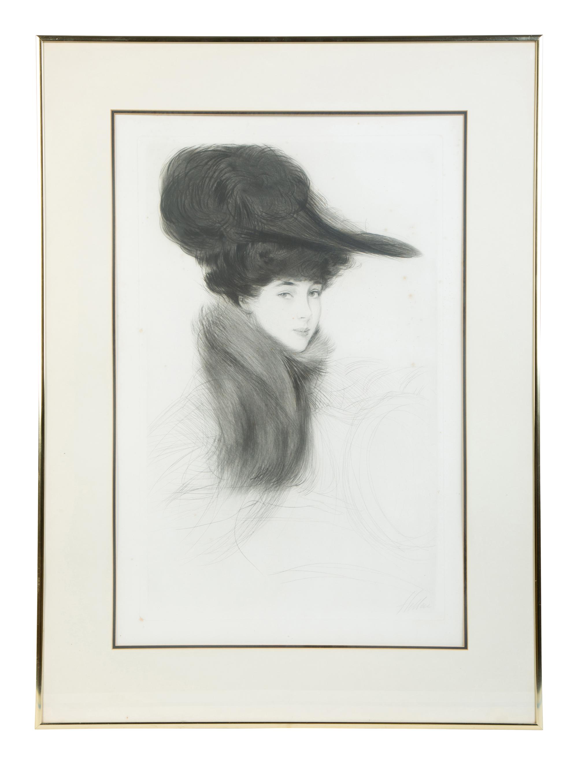 Elegant Lady in a Plumed Hat and La Duchesse de Marlborough, Consuelo Vanderbilt